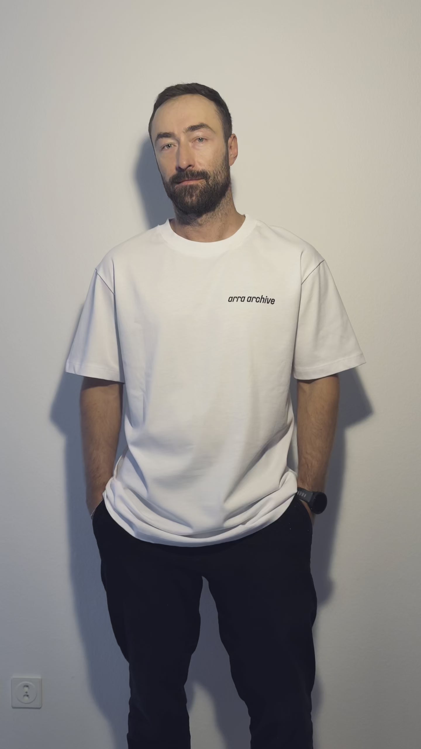 arra - the archive tee white