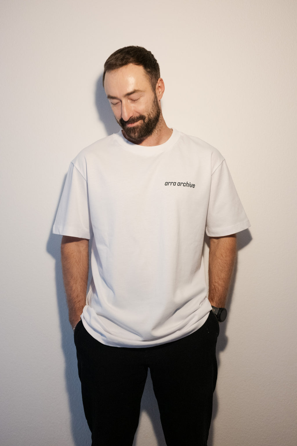 arra - the archive tee white