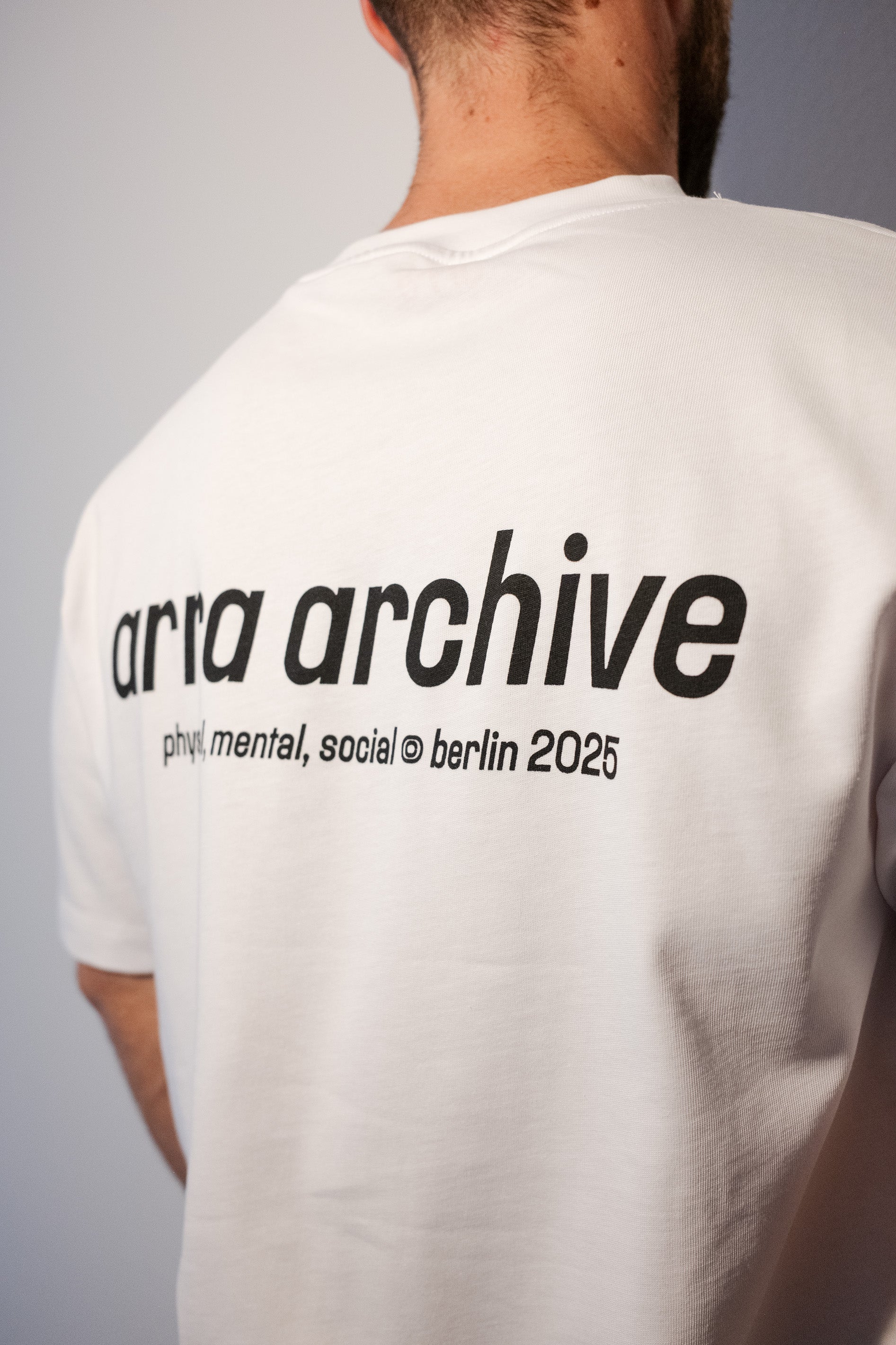 arra - the archive tee white
